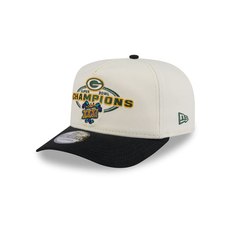 Green Bay Packers Chrome White Champions Golfer Hat