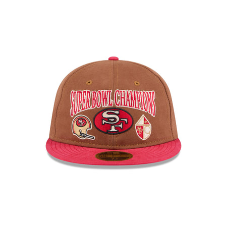 San Francisco 49ers Champions Retro Crown 59FIFTY Fitted Hat