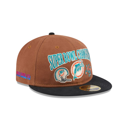 Miami Dolphins Champions Retro Crown 59FIFTY Fitted Hat