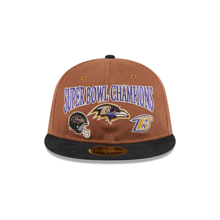 Baltimore Ravens Champions Retro Crown 59FIFTY Fitted Hat