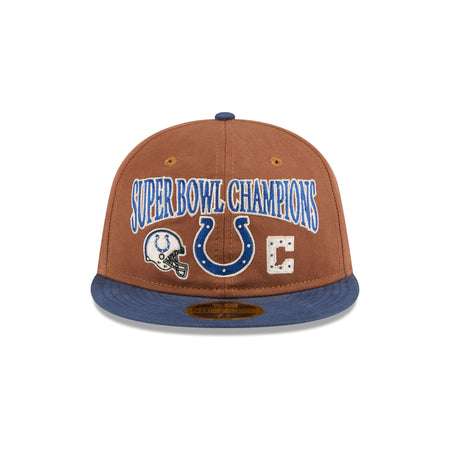 Indianapolis Colts Champions Retro Crown 59FIFTY Fitted Hat