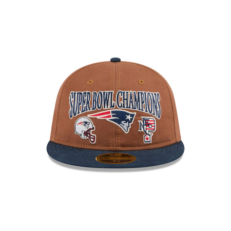 New England Patriots Champions Retro Crown 59FIFTY Fitted Hat