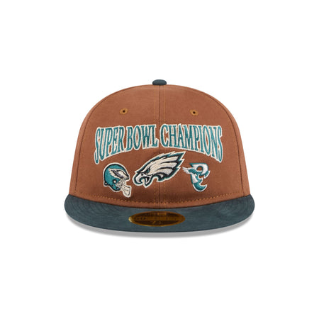 Philadelphia Eagles Champions Retro Crown 59FIFTY Fitted Hat