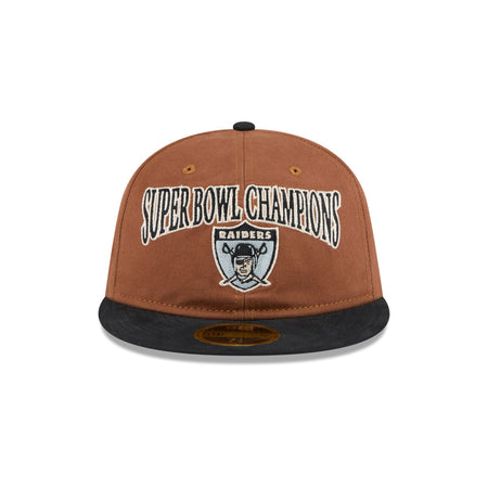 Las Vegas Raiders Champions Retro Crown 59FIFTY Fitted Hat