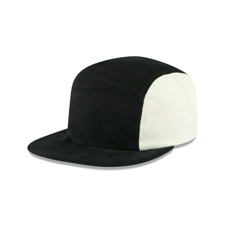 New Era Cap Black White Cord Camper Strapback Hat