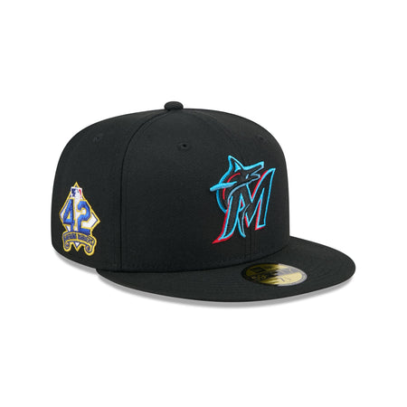 Miami Marlins Jackie Robinson Day 2025 59FIFTY Fitted Hat