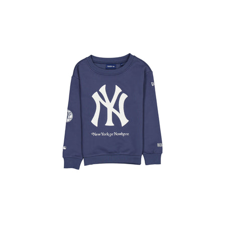 New York or Nowhere x New York Yankees Navy Youth Crewneck