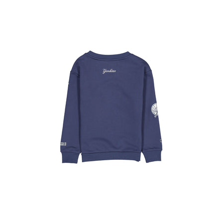 New York or Nowhere x New York Yankees Navy Youth Crewneck