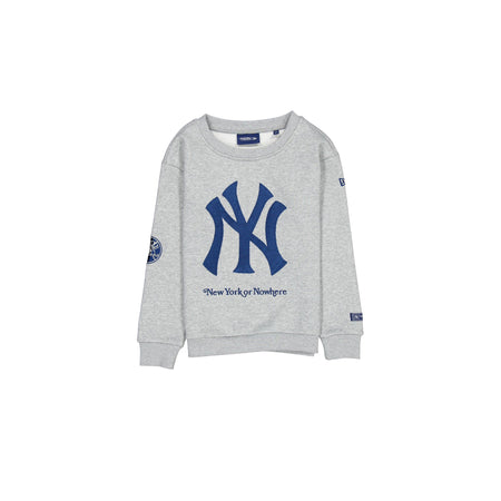 New York or Nowhere x New York Yankees Gray Youth Crewneck