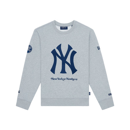 New York or Nowhere x New York Yankees Gray Crewneck