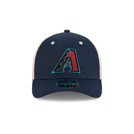 Arizona Diamondbacks Linen 9FORTY M-Crown Snapback Hat