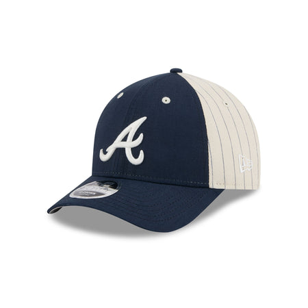 Atlanta Braves Linen 9FORTY M-Crown Snapback Hat