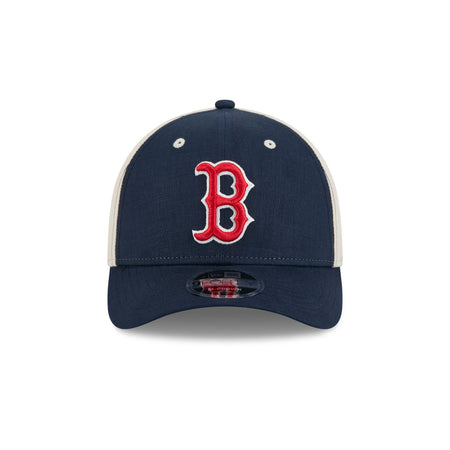 Boston Red Sox Linen 9FORTY M-Crown Snapback Hat