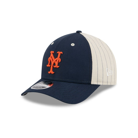 New York Mets Linen 9FORTY M-Crown Snapback Hat