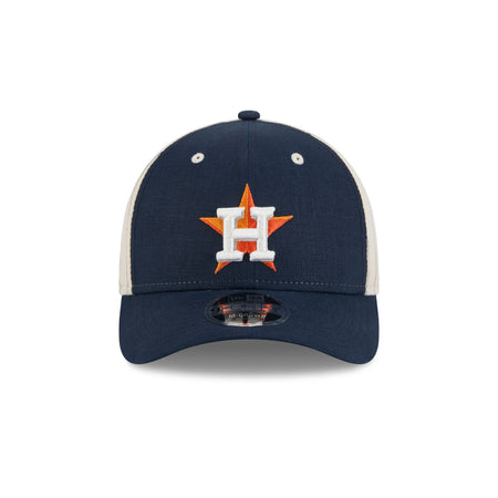 Houston Astros Linen 9FORTY M-Crown Snapback Hat