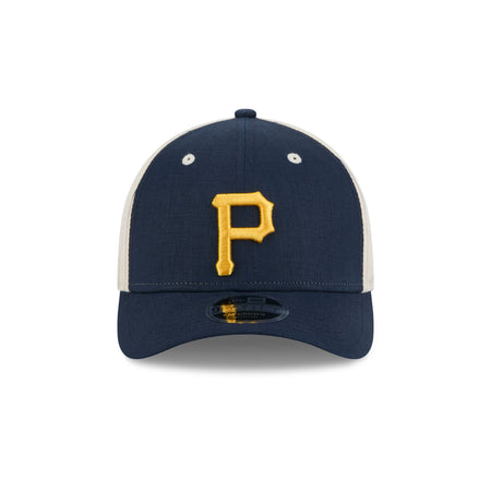 Pittsburgh Pirates Linen 9FORTY M-Crown Snapback Hat