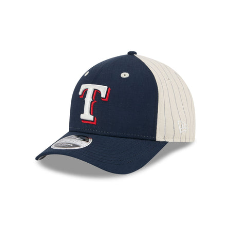 Texas Rangers Linen 9FORTY M-Crown Snapback Hat