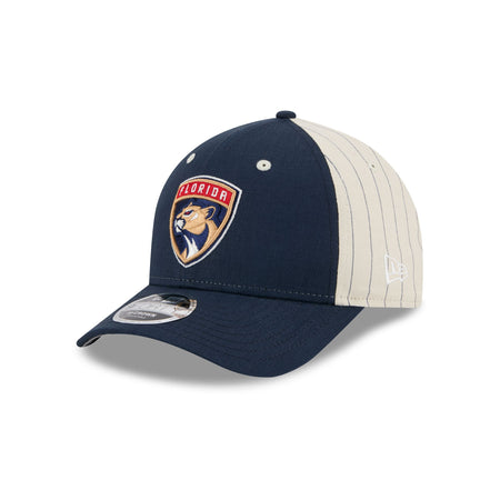 Florida Panthers Linen 9FORTY M-Crown Snapback Hat