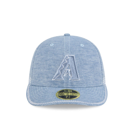 Arizona Diamondbacks Hand Stitched Chambray Low Profile 59FIFTY Fitted Hat