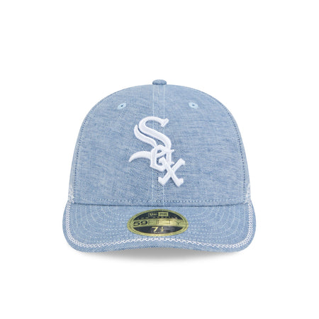 Chicago White Sox Hand Stitched Chambray Low Profile 59FIFTY Fitted Hat