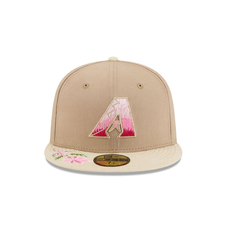 Arizona Diamondbacks Hand Stitched Floral 59FIFTY Fitted Hat