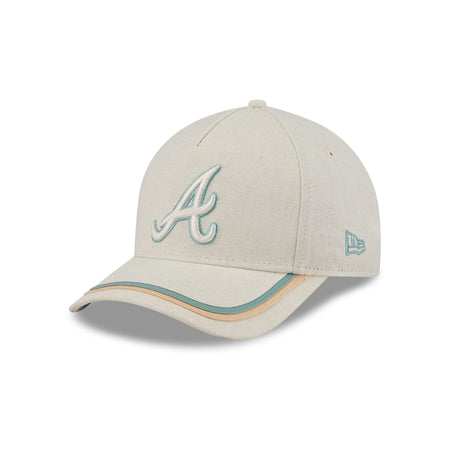 Atlanta Braves Neutral Hemp 9FORTY M-Crown A-Frame Adjustable Hat