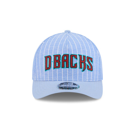 Arizona Diamondbacks Pinstripe Linen 9FORTY M-Crown A-Frame Snapback Hat