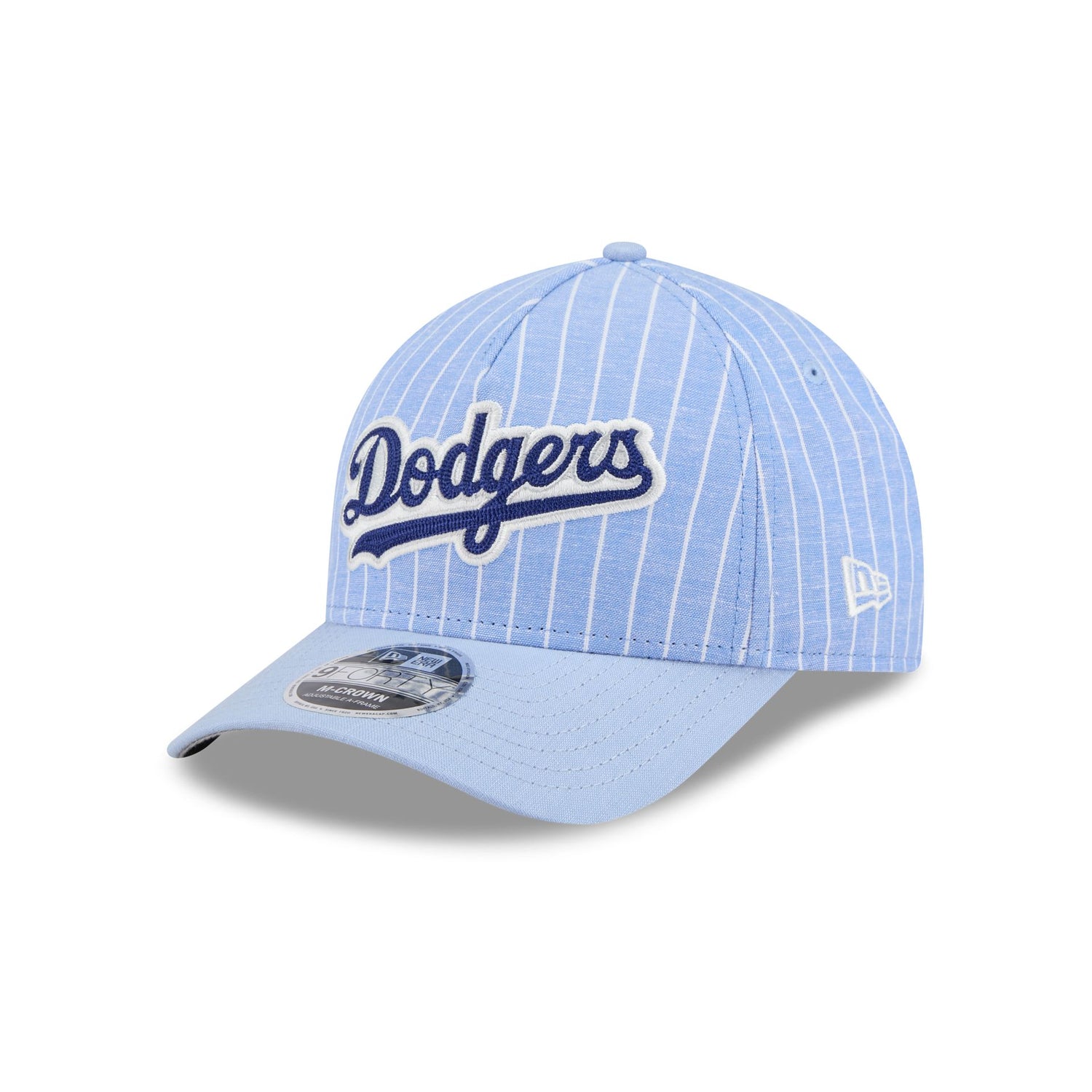 Los Angeles Dodgers Pinstripe Linen 9FORTY M-Crown A-Frame Snapback Hat