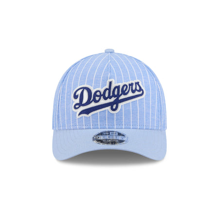 Los Angeles Dodgers Pinstripe Linen 9FORTY M-Crown A-Frame Snapback Hat