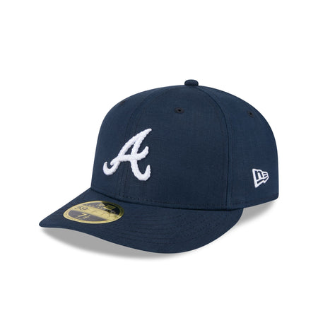 Atlanta Braves Snake Scale Logo Low Profile 59FIFTY Fitted Hat