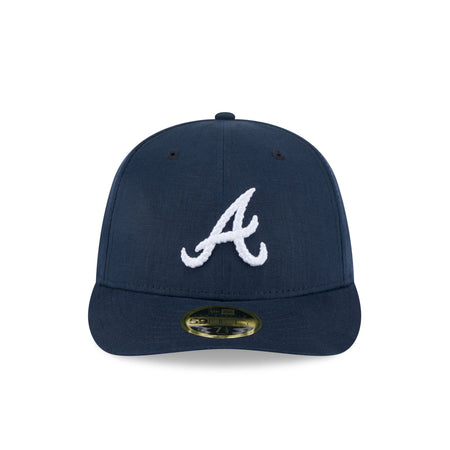 Atlanta Braves Snake Scale Logo Low Profile 59FIFTY Fitted Hat