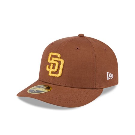 San Diego Padres Snake Scale Logo Low Profile 59FIFTY Fitted Hat