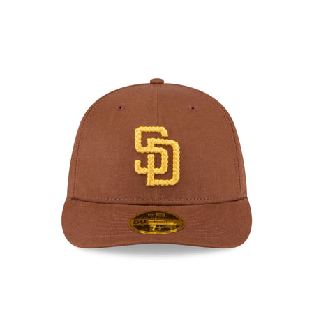 San Diego Padres Snake Scale Logo Low Profile 59FIFTY Fitted Hat