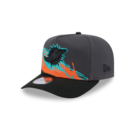 Miami Dolphins Graphite Brushstroke Golfer Hat