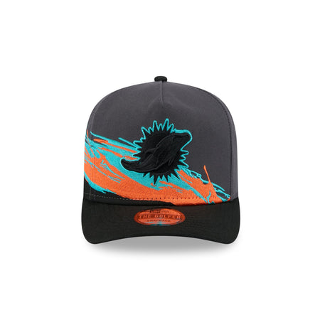 Miami Dolphins Graphite Brushstroke Golfer Hat