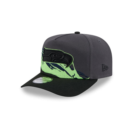 Seattle Seahawks Graphite Brushstroke Golfer Hat