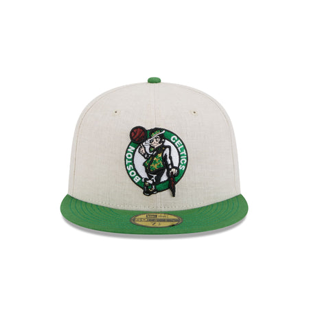 Boston Celtics Linen 59FIFTY Fitted Hat