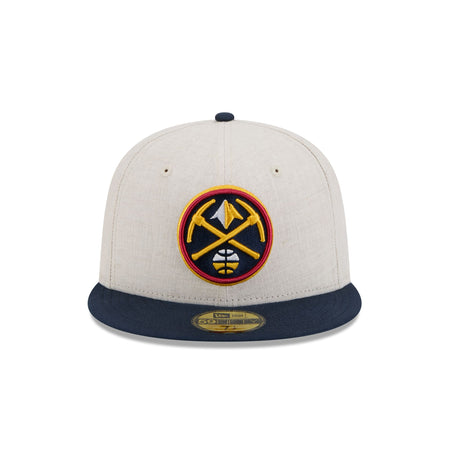 Denver Nuggets Linen 59FIFTY Fitted Hat