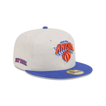 New York Knicks Linen 59FIFTY Fitted Hat