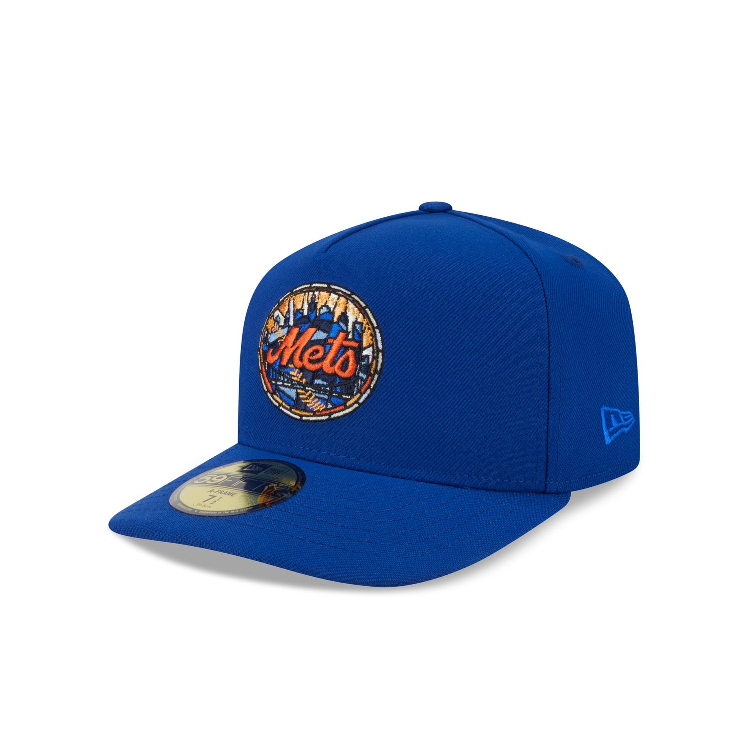 New York Mets Stained Glass 59FIFTY A-Frame Fitted Hat