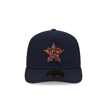 Houston Astros Stained Glass 59FIFTY A-Frame Fitted Hat