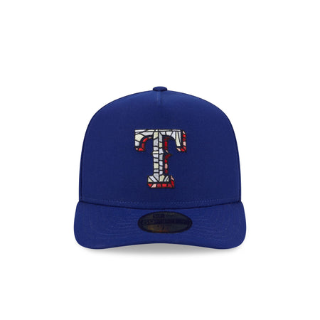 Texas Rangers Stained Glass 59FIFTY A-Frame Fitted Hat