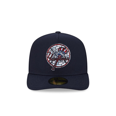 New York Yankees Stained Glass 59FIFTY A-Frame Fitted Hat