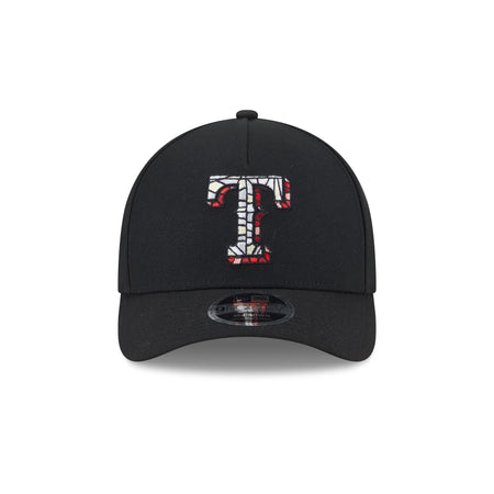 Texas Rangers Stained Glass 9FORTY M-Crown A-Frame Snapback Hat