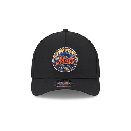 New York Mets Stained Glass 9FORTY M-Crown A-Frame Snapback Hat