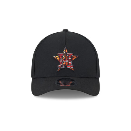 Houston Astros Stained Glass 9FORTY M-Crown A-Frame Snapback Hat