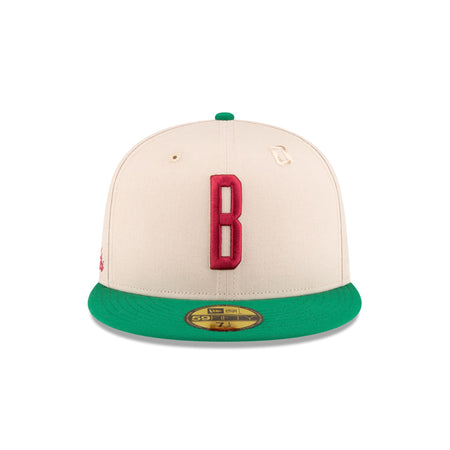 A Tatum Christmas x Boston Celtics Chrome 59FIFTY Fitted Hat