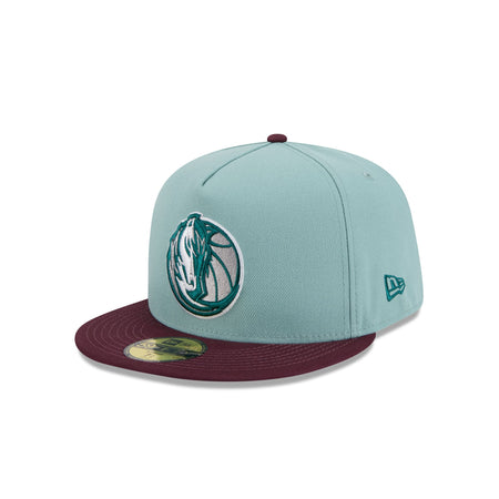 Dallas Mavericks Beach Kiss Blue 59FIFTY A-Frame Fitted Hat