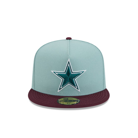 Dallas Cowboys Beach Kiss Blue 59FIFTY A-Frame Fitted Hat