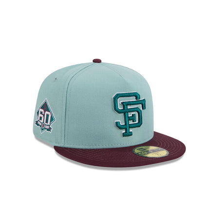 San Francisco Giants Beach Kiss Blue 59FIFTY A-Frame Fitted Hat